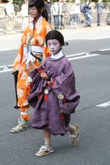 시대 축제에서의 아이 화장