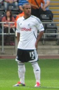 2011년 스완지 시티에서 뛰는 라우틀리지