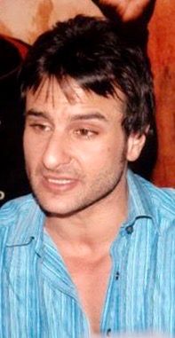 Saif looking away from the camera