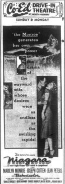 드라이브인 광고, 1953년