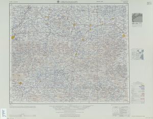 臨淄}})를 포함한 지도 (AMS, 1953)