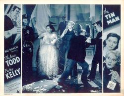 패치 켈리와 델마 토드가 출연한 단편 코미디 영화 The Tin Man (1935)의 로비 카드