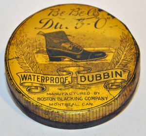 보스턴 블랙킹 컴퍼니의 20세기 초 더빈 틴(Be-Be-Co 브랜드 이름 아래): Dubb-O