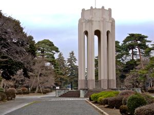 다마 공동묘지의 분수