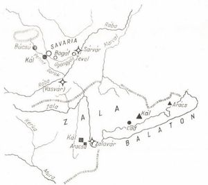 죄르지 죄르피에 따른 불추의 부족 영토