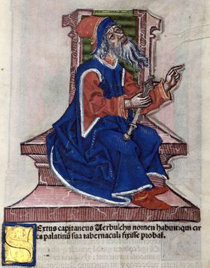 15세기 크로니카 헝가로룸에 묘사된 베르불추 사령관