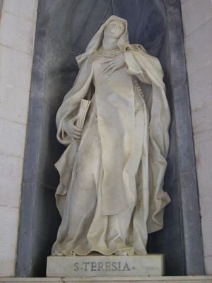 마프라 국립 궁전의 성녀 아빌라의 테레사 조각상, 마프라