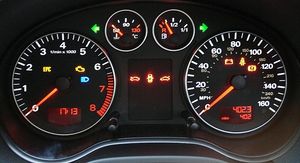 Audi Sans, 아우디 A3 계기판 그래픽에 사용된 Univers 변형