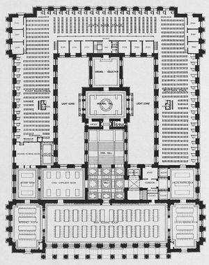 2층 평면도 (북쪽이 아래)