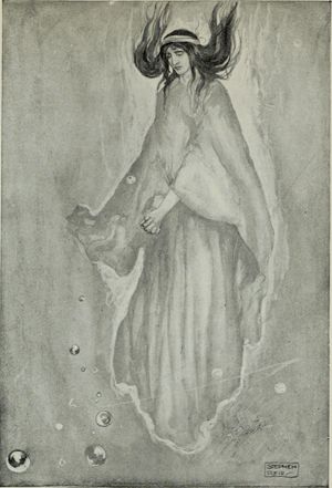 T. W. 롤레스턴의 "신엔과 콘라의 우물" 삽화 (《신화와 전설; 켈트족》, 1910)