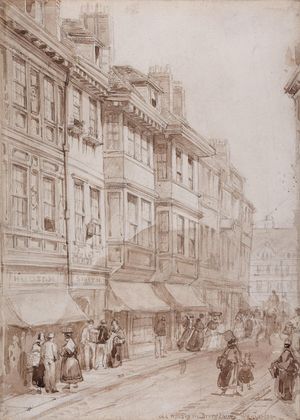 드루리 레인의 오래된 집들 (1875) - 윌리엄 R. 리처드슨