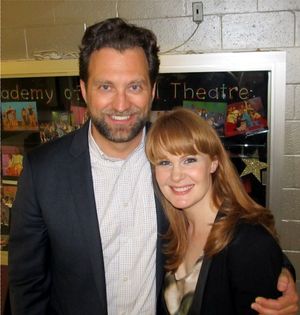 볼드윈과 그레이엄 로왓, 2014년 ArtSpeak의 특별 게스트로 메릴랜드주 실버 스프링에 있는 노스우드 고등학교를 방문