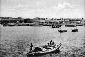 1900년대의 콜리어 키(현재 머라이언)