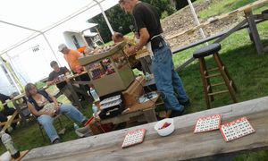 2017년 버몬트주 셰필드 노동절에 열린 빙고 게임