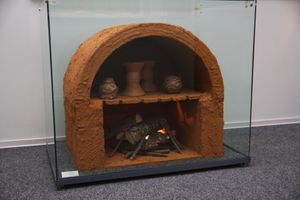 쿠쿠테니-트리필랴 도기 가마의 모형