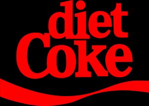 1982년부터 1988년까지 사용된 초기 다이어트 코크 로고