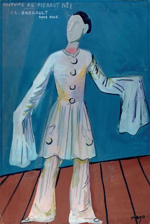 메이요가 제작한 밥티스트의 피에로 의상
