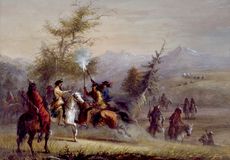 알프레드 제이콥 밀러의 작품, The Greeting