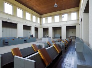 한스 판 데어 란이 설계한 1967년 성 베네딕투스베르크 수도원 교회