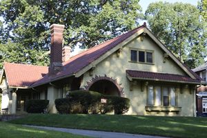 오하이오주 톨레도, 비르크헤드 플레이스 지역의 공예 주택