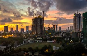 스리랑카의 상업 수도인 콜롬보