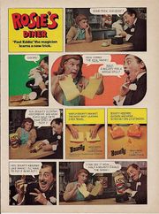 1977년 잡지 광고에서 비토 스코티와 함께 로지 역을 맡은 워커