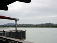 파이오니어 강을 넘어 마운트 플레전트로 향하는 블루워터 트레일의 전망