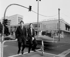 니콜라스 베르그루엔과 올리비에 베르그루엔 (2008년 베를린, 올리버 마크 촬영)