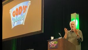 2019년 CSICon에서 연설하는 드 랜시