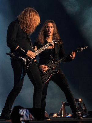 2016년 메가데스의 루레이로(오른쪽)