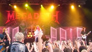 2010년 에스토니아 하프살루에서 라이브 공연을 펼치는 메가데스.