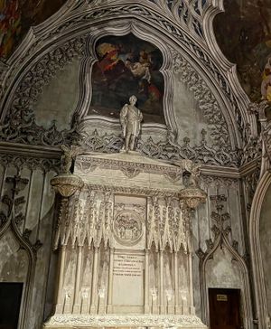 오트콤 수도원에 있는 19세기 사보이의 피터 2세의 묘