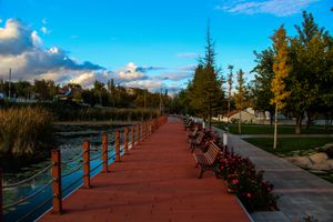 힐라 호수의 전경