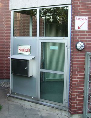 독일 루드비히스하펜의 베이비 박스