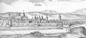 1655년 마테우스 메리안의 헤센 지리지에 실린 리히