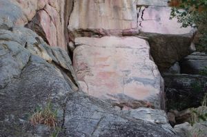 Open rock paintings