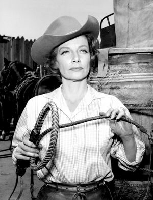 1962년 Wagon Train 촬영 중