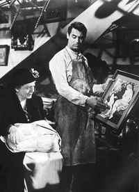 에델 배리모어와 캐리 그랜트 영화 속 모습