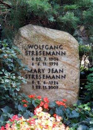 슈트레제만 부부의 묘