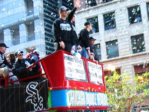 2005년 월드 시리즈에서 우승한 화이트삭스의 행렬