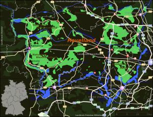 하펠란트군의 지도