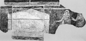 240년}}경에 제작되었으며, 막달라 마리아의 가장 오래된 묘사를 담고 있다. 그녀는 불이 켜진 횃불과 몰약 그릇을 들고 아직 봉인된 예수의 무덤에 접근하는 두 명의 다른 여성과 함께 묘사되어 있다.