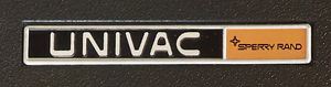 UNIVAC Sperry Rand label