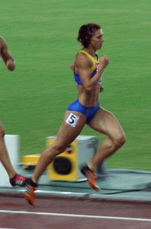 2007년 세계 육상 선수권 대회에 참가한 류드밀라 블론스카