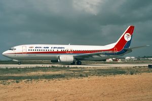 댄에어 소속 당시의 사고 항공기 (1989년)