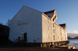 노르웨이 대구 박물관. 크리스티안순의 전형적인 건물이다.