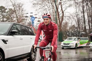 2018 밀라노-산레모 출발선에 있는 키텔