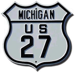 국도 27호선은 더 이상 미시간 주에 존재하지 않습니다. I-69, I-75, US&nbsp;127으로 대체되었습니다.