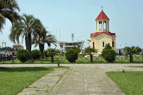 포티 항구 근처의 예배당
