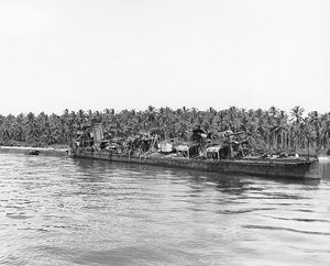 Nagatsuki 좌초, 1944년 5월